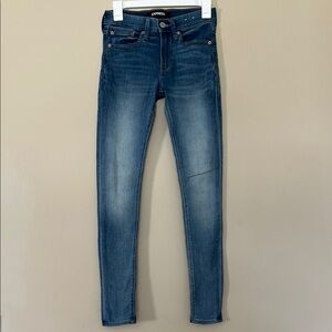 Express Mid-Rise skinny stretch jean legging jegging